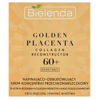 Bielenda Golden Placenta 60+ Napinająco - Odbudowujący Krem-koncentrat przeciwzmarszczkowy na dzień i noc 50ml