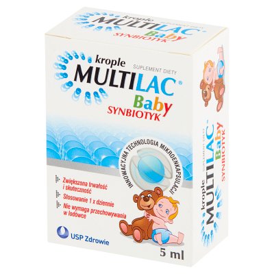 Multilac BABY Synbiotyk krople 5 ml