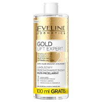 Eveline Gold Lift Expert luksusowy przeciwzmarszczkowy płyn micelarny 500 ml