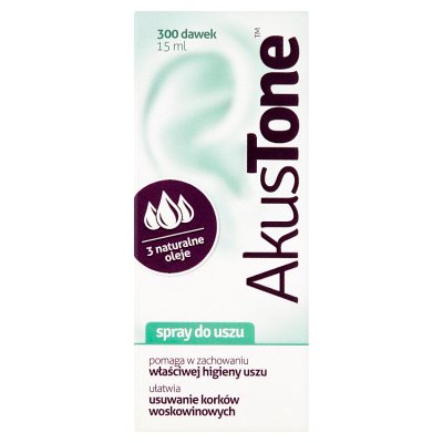 Akustone spray do uszu 15 ml (300 dawek)