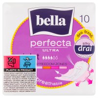 Bella Perfecta Ultra Violet, podpaski ze skrzydełkami, 10 sztuk