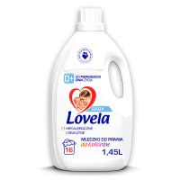 Lovela Baby, hipoalergiczne mleczko do prania, dla dzieci od urodzenia, do kolorów, 1,45l