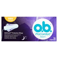 O.B.ProComfort Night Normal  komfortowe tampony 6op. x 16szt (5+1 gratis)