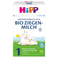 HIPP 1 mleko początkowe z mleka koziego dla niemowląt od urodzenia 400 g