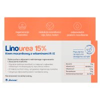 Linourea 15% krem mocznikowy z witaminami A+E 50 g