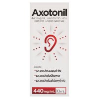 Axotonil 440mg/ml, aerozol do uszu, 10ml