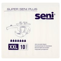 Seni Super Plus Pieluchomajtki dla dorosłych XXL, 10 sztuk