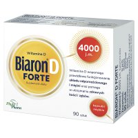 Biaron Forte 4000 j.m., 90 kapsułek miękkich