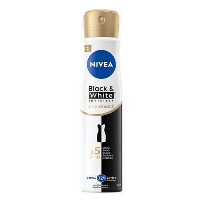 Nivea Dezodorant INVISIBLE SILKY SMOOTH spray damski  250ml