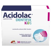 Acidolac Dentifix Kids (smak truskawkowy) 30 tabletek do ssania