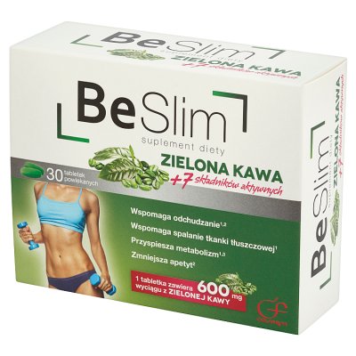 Be Slim zielona kawa, 30 tabletek