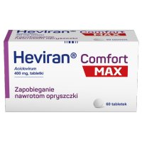 Heviran Comfort Max 400 mg, 60 tabletek