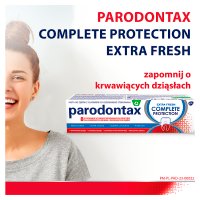 Parodontax Complete Protection Extra Fresh, pasta do zębów z fluorkiem do codziennego stosowania, 75ml