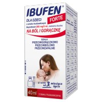 Ibufen dla dzieci Forte o smaku truskawkowym zawiesina doustna 200 mg/5ml, 40 ml