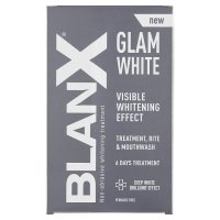 BlanX Glam White Pasta do zębów 40 ml i płyn do higieny jamy ustnej