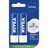 Nivea Lip Care DUO Pomadka ochronna Original Care 4.8mlx2