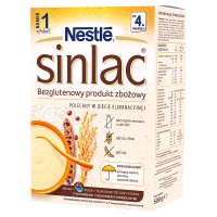 Nestle Sinlac, bezglutenowy produkt zbożowy, po 4miesiącu życia, 500g
