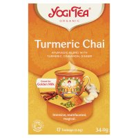 Yogi Tea, herbata Złoty Chai z kurkumą, 17 saszetek