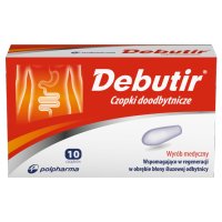 Debutir 300 mg, 10 czopków