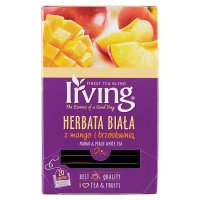 Irving - herbata biała mango z brzoskwinią, 20 kopert