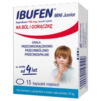 Ibufen Mini Junior, 15 kapsułek miękkich