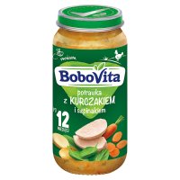 BoboVita, potrawka z kurczakiem i szpinakiem, 250 g