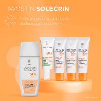 Iwostin Solecrin ultra lekki niewidoczny fluid dla skóry wrażliwej, skłonnej do alergii SPF50 50 ml