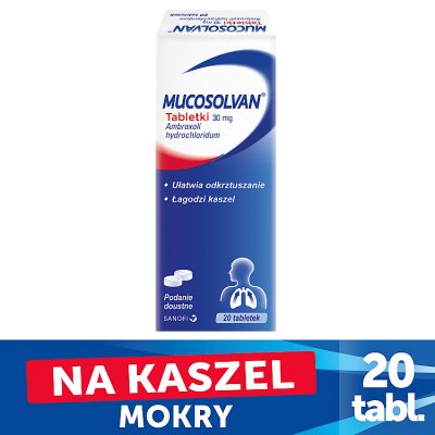 Mucosolvan 30 mg, 20 tabletek