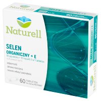 Naturell Selen organiczny + E, 60 tabletek do ssania