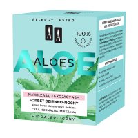 AA Aloes 100% Sorbet dzienno-nocny nawilżająco kojący 48H 50ml