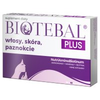 Biotebal Plus włosy, skóra, paznokcie, 40 tabletek