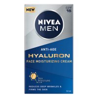 NIVEA MEN Krem przeciwzmarszczkowy Anti-Age Hyaluron SPF15  50ml