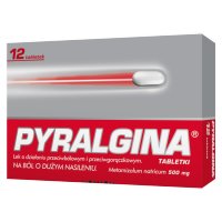 Pyralginum 500 mg, 12 tabletek