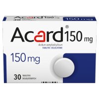 Acard 150 mg, 30 tabletek dojelitowych