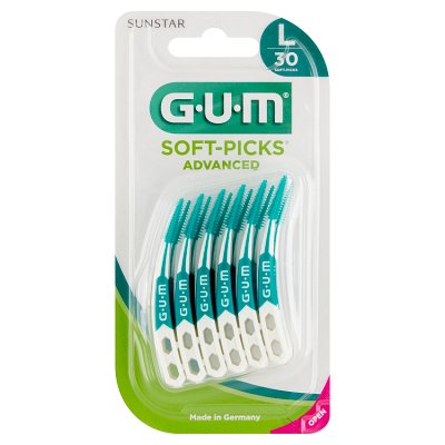 Sunstar Gum Soft-Picks Advanced czyściki międzyzębowe Large  30 sztuk
