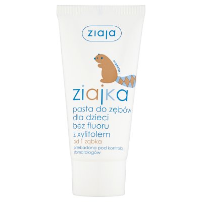 Ziaja Ziajka pasta do zębów dla dzieci bez fluoru z xylitolem 50 ml