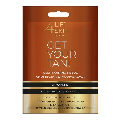 Lift 4 Skin Get Your Tan Chusteczka Samoopalająca 1 szt.