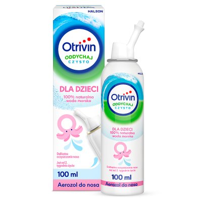 Otrivin Oddychaj Czysto aerozol do nosa dla dzieci 100 ml