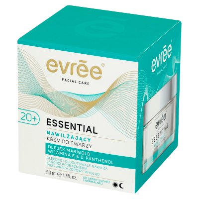 Evree Essential 20+ Krem do twarzy nawilżający na dzień i noc  50ml