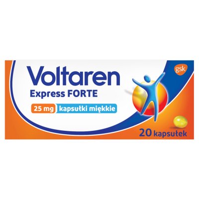 Voltaren Express Forte 25 mg, 20 kapsułek
