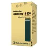 Lipancrea 8 000, 50 kapsułek