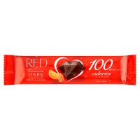 Red Delight, czekolada ciemna, pomarańcza i migdał, 26 g (baton)