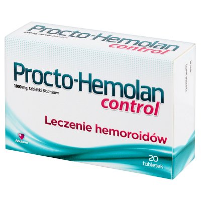 Procto-Hemolan Control 1000 mg 20 tabletek