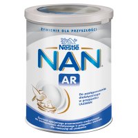 Nestle Nan AR, mleko początkowe dla niemowląt z tendencją do ulewań, od urodzenia, 400g