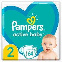 Pampers Active Baby 2 (4-8 kg) pieluchy  64 sztuk