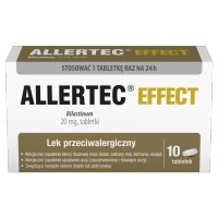 Allertec Effect 20mg, 10 tabletek
