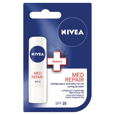 Nivea Soothe&Protect, pomadka, do ust, SPF15, 4,8 g