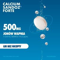 Calcium-Sandoz forte, 20 tabletek musujących