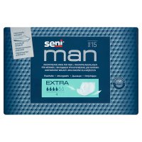Seni Man Extra Wkładki urologiczne dla mężczyzn, 15 sztuk