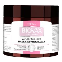 L'Biotica Biovax Niacynamid, maska wzmacniająco-stymulująca, 250ml